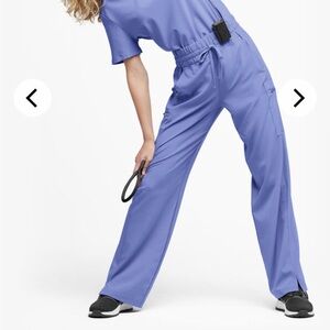Uniform Advantage Blue Jumpsuit Relaxed Fit Durable
